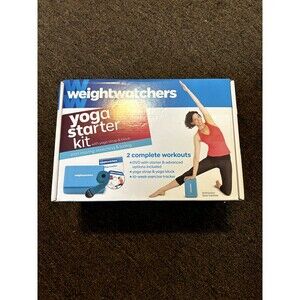 Weight Watchers Yoga Starter Kit 2 Complete Workouts w/ DVD Yoga Strap Block NEW